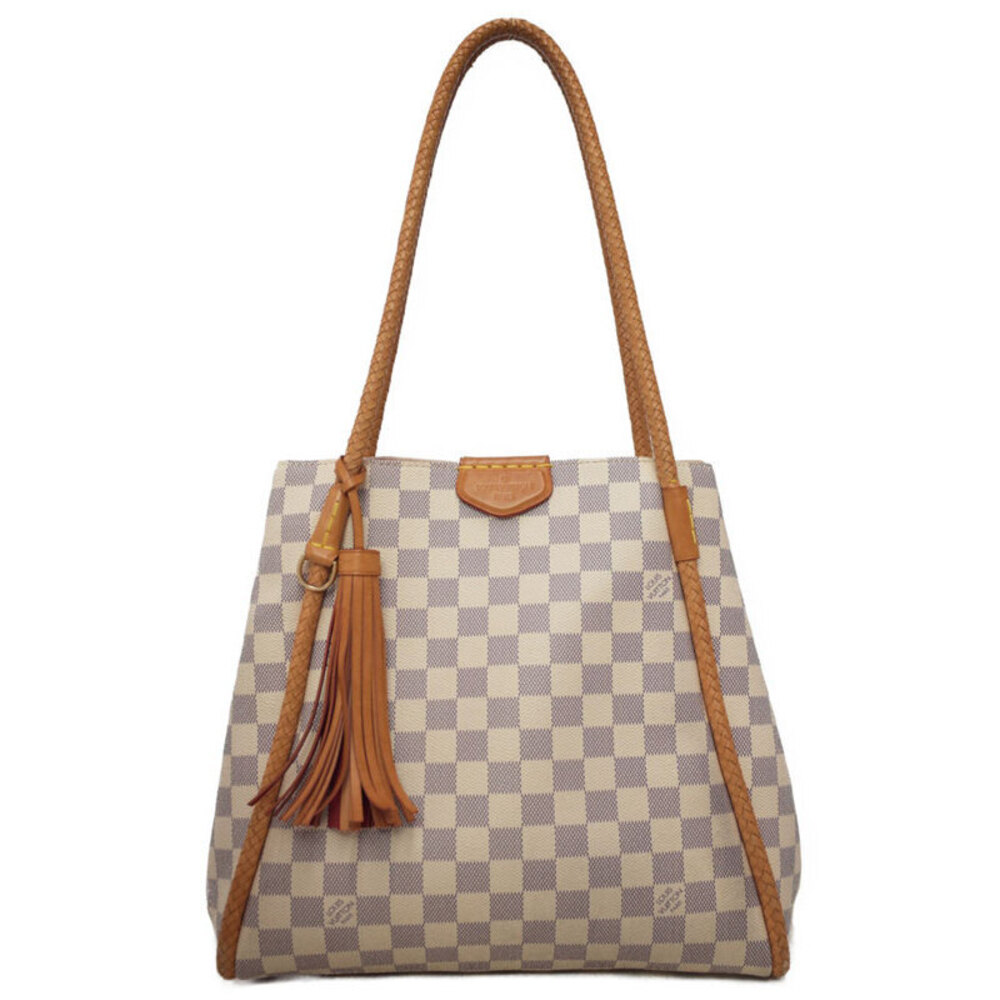 Louis Vuitton Damier Azur White Propriano Shoulder Bag